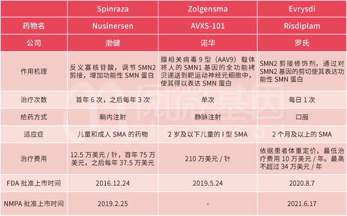 已获批上市的SMA药物信息_阅微基因 已获批上市的SMA药物信息_阅微基因